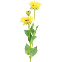 Produkt Rośliny sztuczne sztuczne słoneczniki dekoracja ze sztucznych kwiatów żółty 64cm