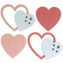 Produkt Scatter deco hearts różowy/biały 24szt.