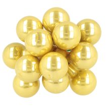 Produkt Miniaturowe bombki świąteczne na drucie, lustrzane jagody, błyszczące, 20 mm, 140 sztuk
