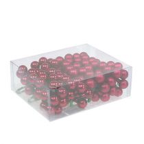 Produkt Jagody lustrzane 20mm czerwone 140 szt