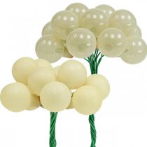 Produkt Mini bombki świąteczne krem mix mat/połysk Ø20mm 140 szt