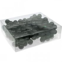 Produkt Mini bombki świąteczne na drucie czarne szkło Ø25mm 140 szt