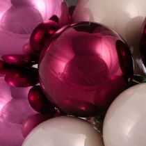 Produkt Lustrzane jagody szklane Berry Mix z drutem Ø40mm 32 szt