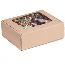 Produkt Lustrzane Jagody Drut Szklany Złoto Brązowy Morela Ø20mm 140 szt