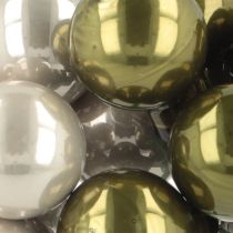 Produkt Bombki choinkowe Mirror Berries Green Silver Ø20mm 140 szt.