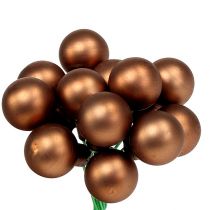 Produkt Jagody lustrzane Ø1,5cm brązowo-złote 140 szt