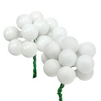 Produkt Jagody lustrzane Ø2cm białe matowe, błyszczące 140 sztuk
