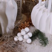 Produkt Jagody lustrzane Ø2cm białe matowe, błyszczące 140 sztuk