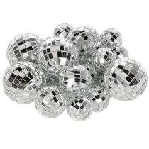 Produkt Kule lustrzane dekoracyjne, element dekoracji imprezowej, srebrne, 2-4 cm, 50 sztuk
