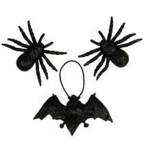 Produkt Pająk, figurki nietoperzy czarne 10cm, 14cm 3 szt