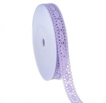 Produkt Wstążka koronkowa Fioletowa dekoracyjna wstążka Kwiat Wiosna W18mm L20m