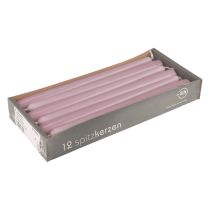 Produkt Świece stożkowe Świece Wenzel liliowe 250/23mm 12 szt