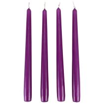 Produkt Świece stożkowe Świece Wenzel fioletowe 250/23mm 12 szt