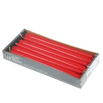 Produkt Świece stożkowe 250/23 rubinowe (12 szt.)
