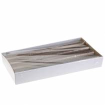 Produkt Świece stożkowe jednobarwne miedziane metaliczne 34mm×240mm 4 szt