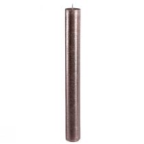 Produkt Świece stożkowe jednokolorowe miedziane lakierowane 34x300mm 4 szt