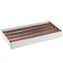 Produkt Świece stożkowe jednokolorowe miedziane lakierowane 34x300mm 4 szt