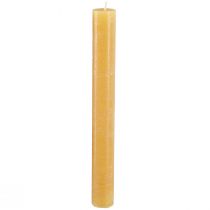 Produkt Świece stożkowe jednokolorowe miodowe 34x300mm 4 szt