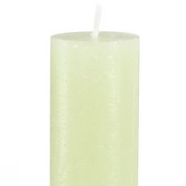 Produkt Świece w sztyfcie limonkowe świece w jednolitym kolorze 34x300mm 4 szt