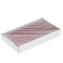 Produkt Świece stożkowe jednobarwne stary róż 34mm x 300mm 4 szt