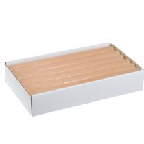 Produkt Świece stożkowe w jednolitym kolorze, pomarańczowo-brzoskwiniowe, 22×240 mm, 12 sztuk
