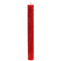 Produkt Świece stożkowe barwione na czerwono 34mm x 300mm 4 szt