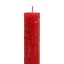 Produkt Świece stożkowe barwione na czerwono 34mm x 300mm 4 szt