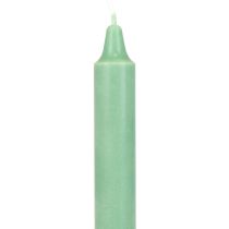 Produkt Świece stożkowe PURE Zielone szmaragdowe świece Wenzel 250/23mm 4szt