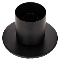 Produkt Świecznik stożkowy ze szklanym cylindrem. Prosty i ponadczasowy. 31 cm