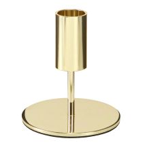 Produkt Złoty nowoczesny świecznik metalowy wys. 10 cm 4 szt.