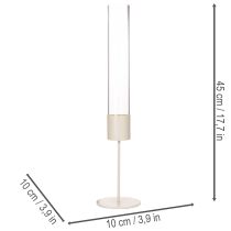 Produkt Nowoczesny szklany świecznik cylindryczny o średnicy 45 cm