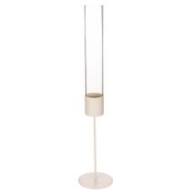 Produkt Świecznik z cylindrem szklanym na metalowej podstawie 50cm