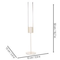 Produkt Świecznik z cylindrem szklanym na metalowej podstawie 50cm