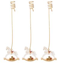 Produkt Świecznik choinkowy bujany konik 20cm 3szt