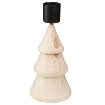 Produkt Świeczniki choinkowe ozdoba drewniana naturalna wys. 13cm 4 szt.