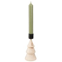 Produkt Świeczniki choinkowe ozdoba drewniana naturalna wys. 13cm 4 szt.