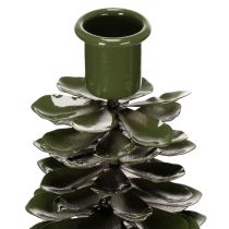 Produkt Świecznik w kształcie choinki, metal zielony, 45 cm