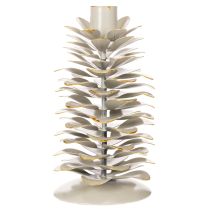 Produkt Świecznik w kształcie szyszki na świece stożkowe, 17 cm