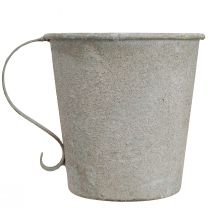 Produkt Stożkowy świecznik w stylu vintage, ozdobny szary Ø11cm W11cm