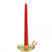 Świecznik metalowy świecznik złoty Ø9,5cm 4szt