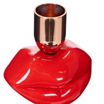Produkt Świecznik Glossy Lip, nowoczesny design, 21 cm