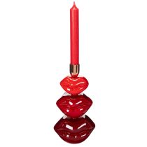 Produkt Świecznik Glossy Lip, nowoczesny design, 21 cm
