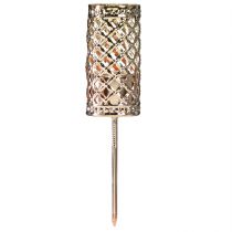 Produkt Świeczniki patyczkowe, złote, Ø22mm, wys.10cm, 4 sztuki