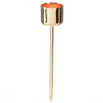 Produkt Świecznik w sztyfcie do podłączenia czerwonego złota Ø22mm W10,5cm 12 sztuk