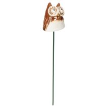 Produkt Ceramiczna figurka dekoracyjna sowa do roślin 26cm 2szt.