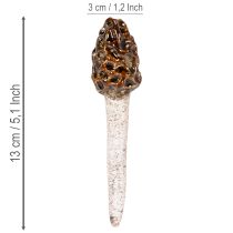 Produkt Sztuczny smardz ozdobny do doniczek i stołu, 13 cm, 2 sztuki
