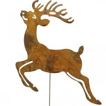 Wtyczka ogrodowa patyna dekoracyjna dekoracja jelenia 21,5 cm