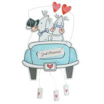 Zawieszka Deco "Just Married" 30cm x 17cm 2szt.