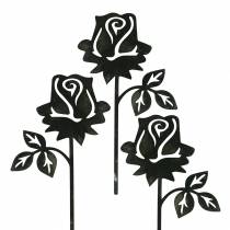 Produkt Zatyczka metalowa różowa srebrno-szara, biały metal 20cm × 11,5cm 8 szt