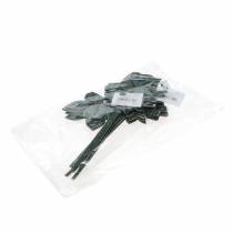 Produkt Zatyczka metalowa różowa srebrno-szara, biały metal 20cm × 11,5cm 8 szt